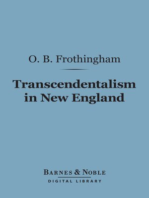 cover image of Transcendentalism in New England (Barnes & Noble Digital Library)